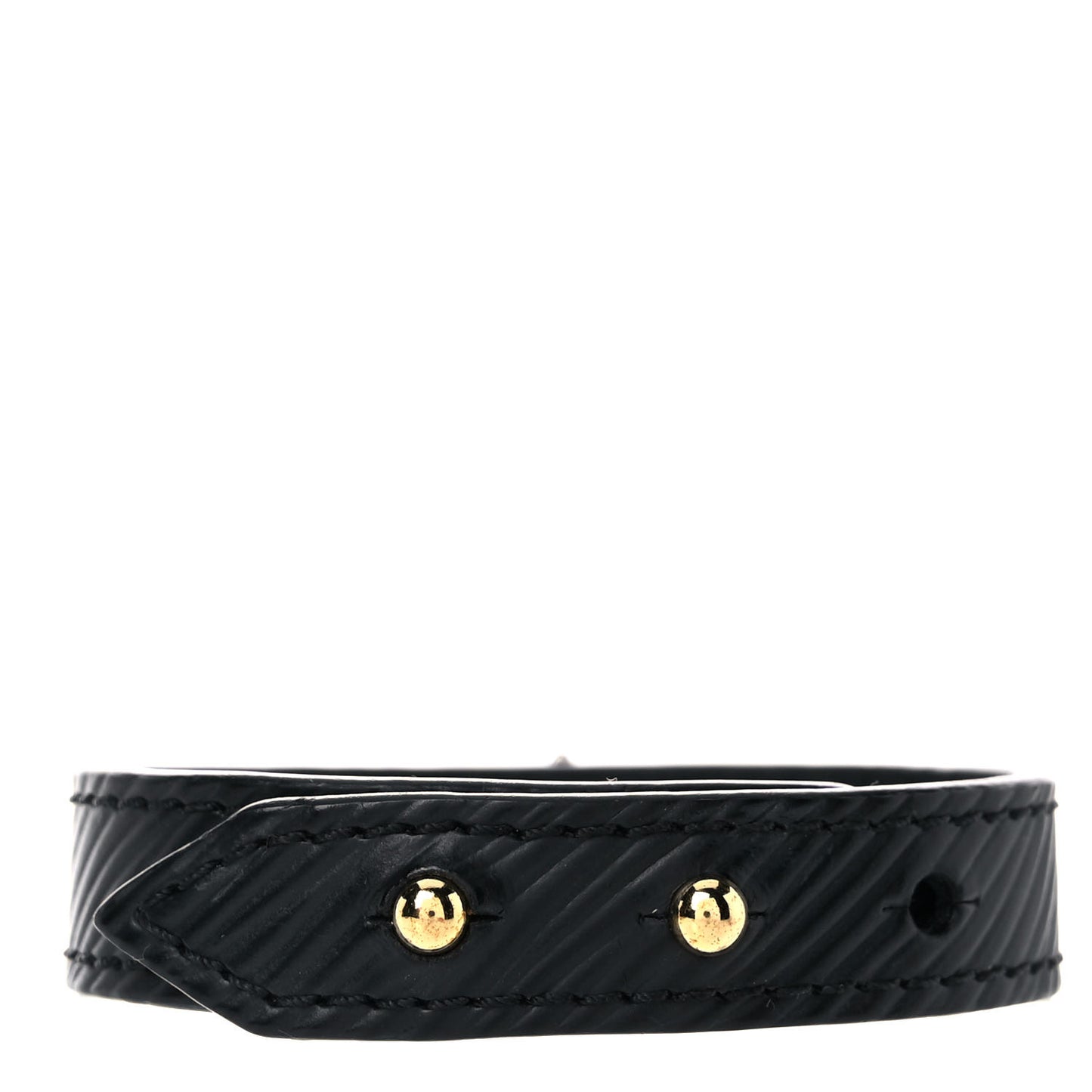 Epi Twist It Bracelet 17 Black