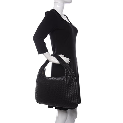 Bottega Veneta Nappa Intrecciato Large Veneta Hobo Black 2 of 10
