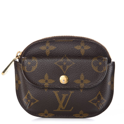 Louis Vuitton Monogram Schilling Coin Purse 1 of 12