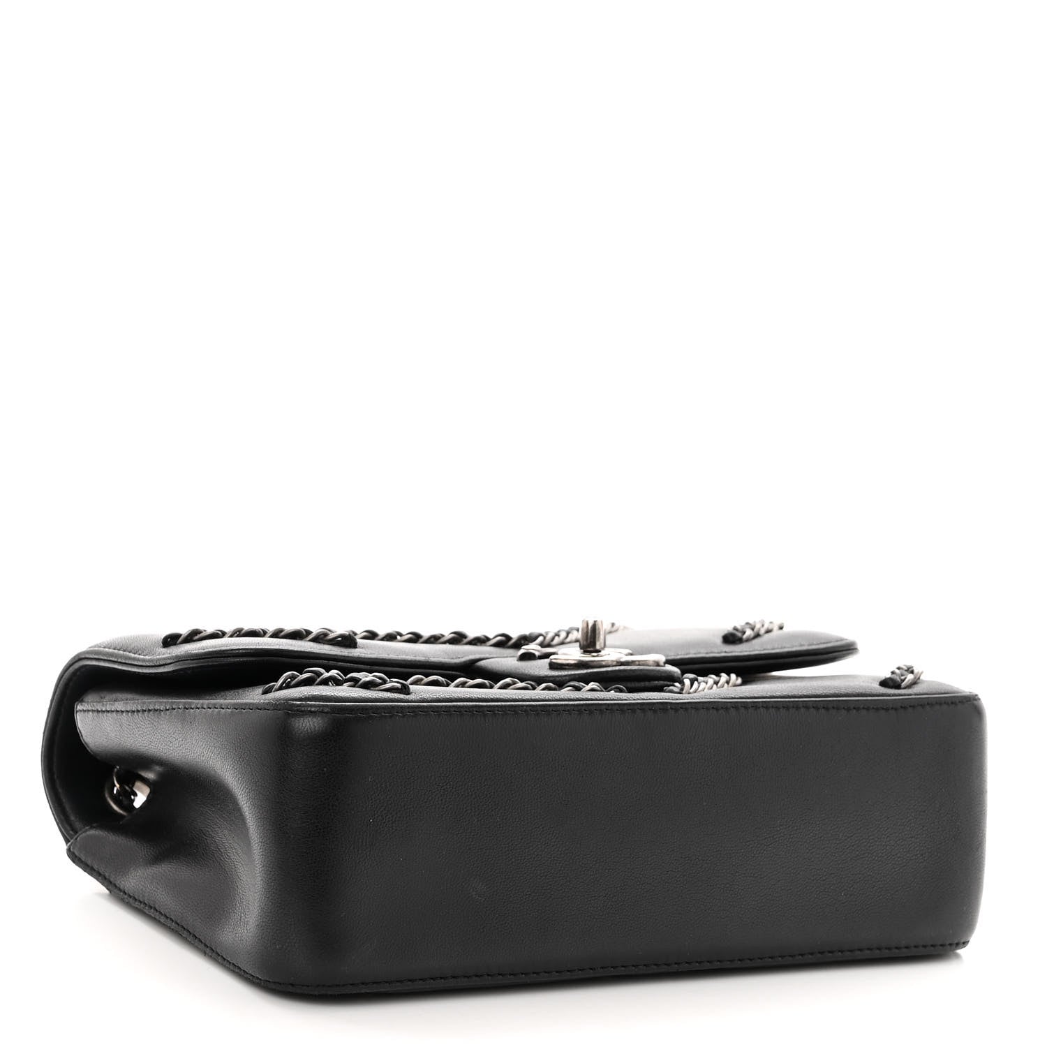 Chanel Lambskin Small CC Chain Flap Black 4 of 11