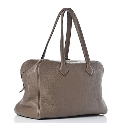 Hermes Taurillon Clemence Victoria II 35 Etoupe 3 of 18