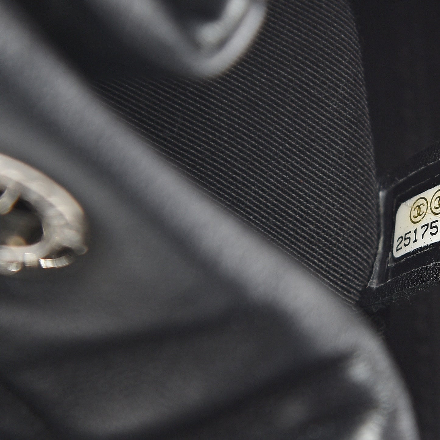 Lambskin Quilted Mini CC Chain Bucket Bag Black