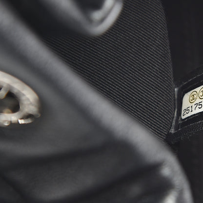 Chanel Lambskin Quilted Mini CC Chain Bucket Bag Black 6 of 8