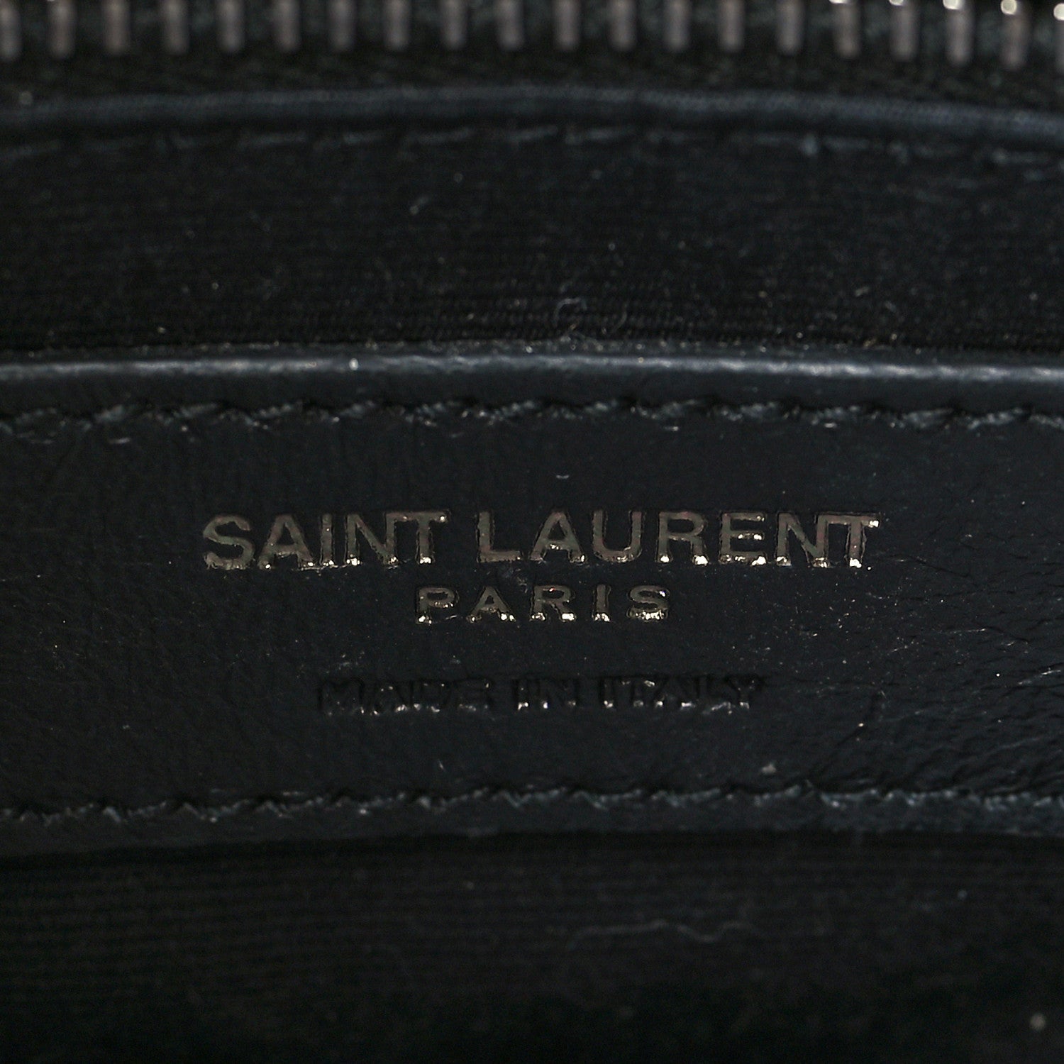 Saint Laurent Crinkled Calfskin Matelasse Monogram Niki Chain Wallet Crema Soft 6 of 11