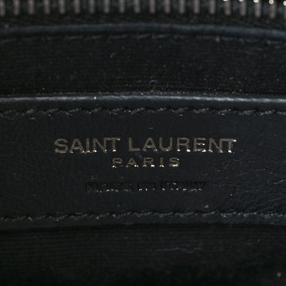 Saint Laurent Crinkled Calfskin Matelasse Monogram Niki Chain Wallet Crema Soft 6 of 11