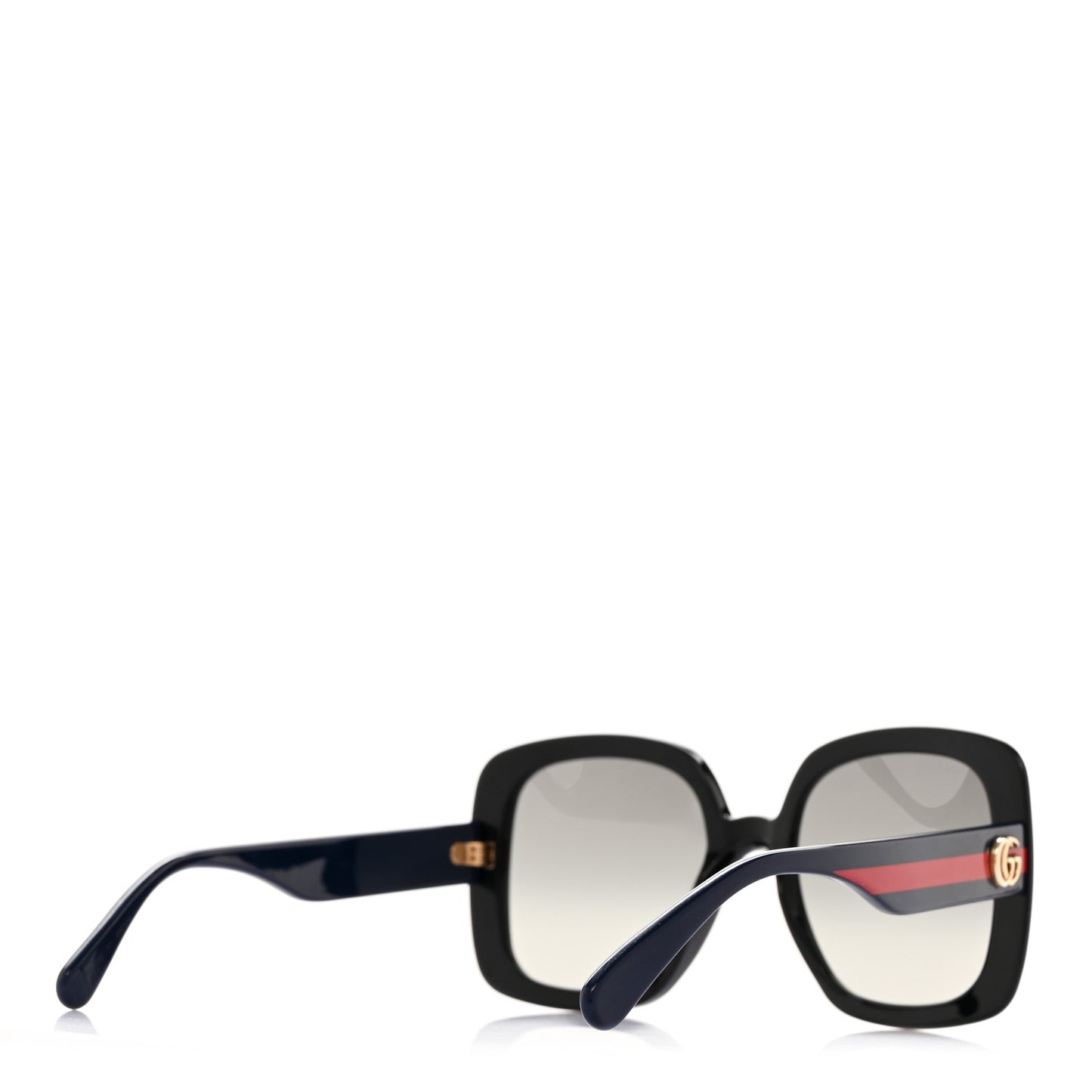 Acetate Square GG Web Sunglasses GG0713S Black