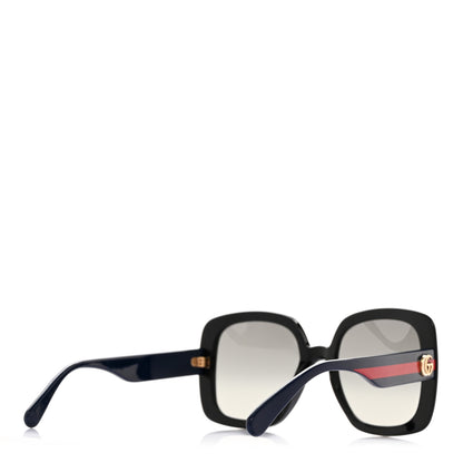 Gucci Acetate Square GG Web Sunglasses GG0713S Black 4 of 9