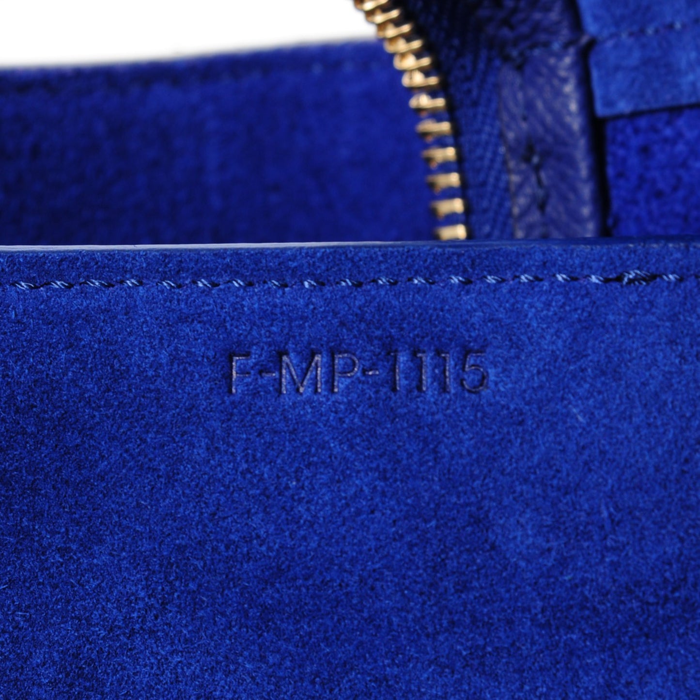 Grained Calfskin Small Belt Bag Indigo