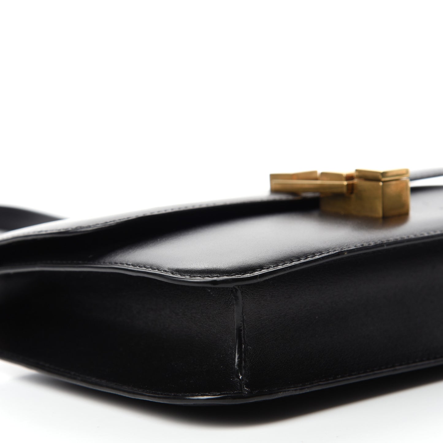 Smooth Calfskin Carre Satchel Black