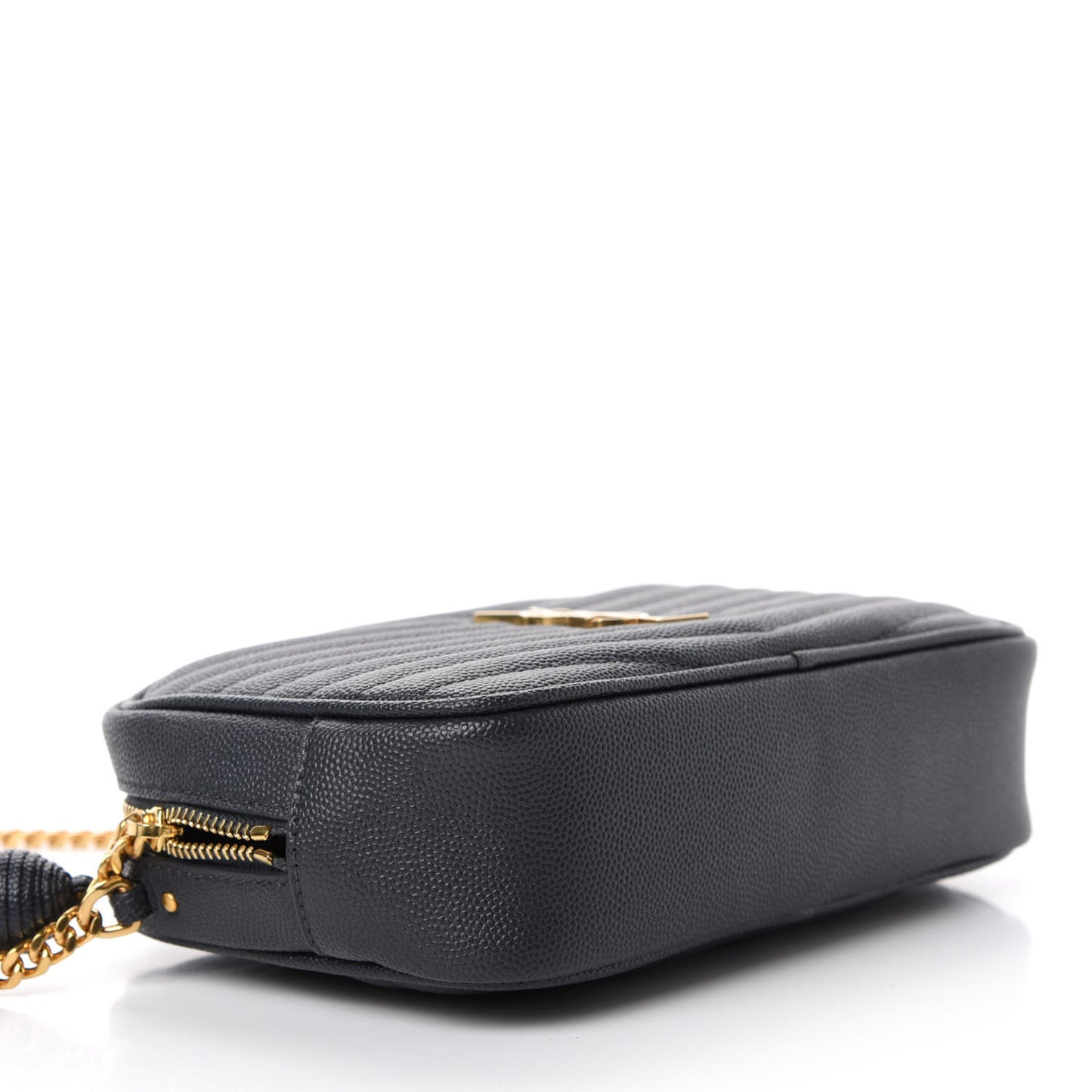 Grain De Poudre Matelasse Monogram Mini Lou Camera Bag Dark Smog