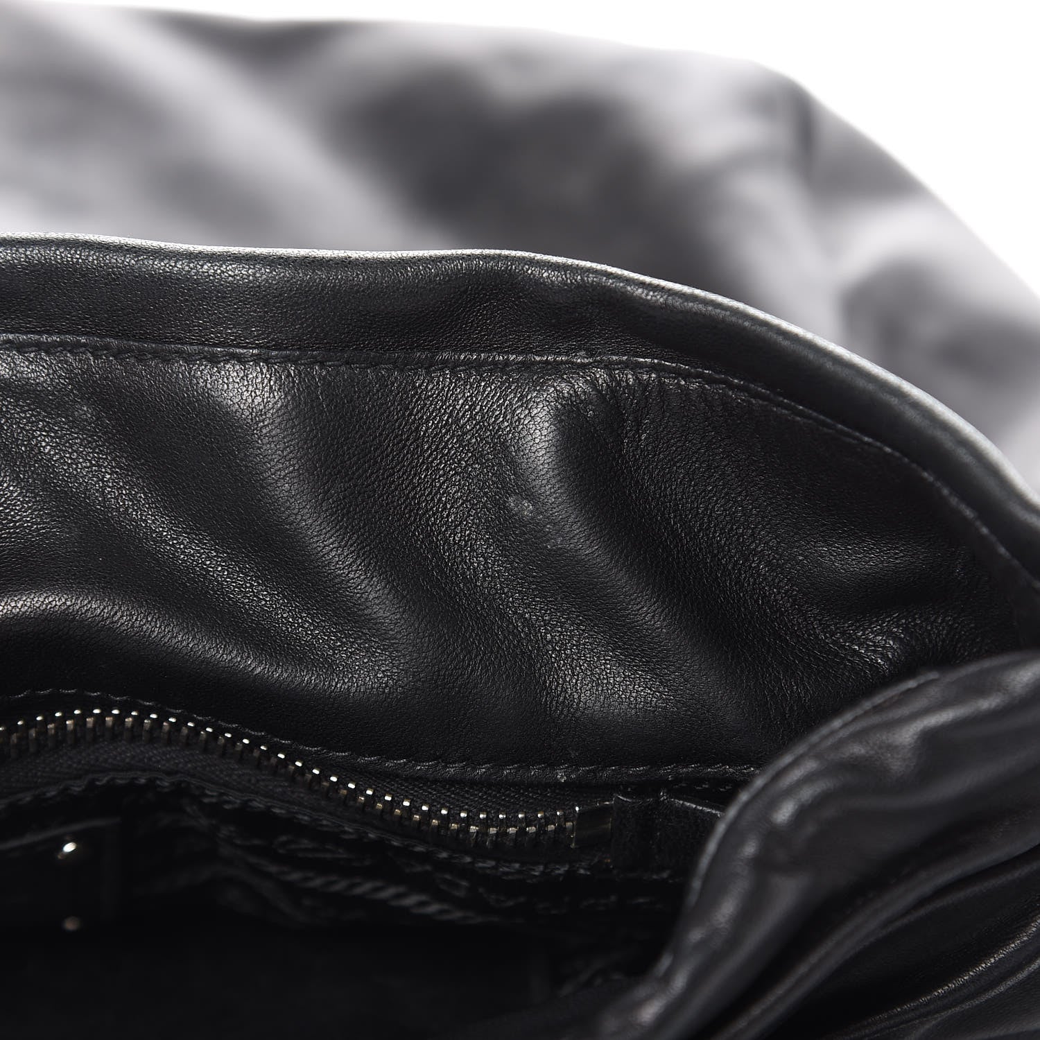 Prada Nappa Frills Shoulder Bag Black 11 of 16