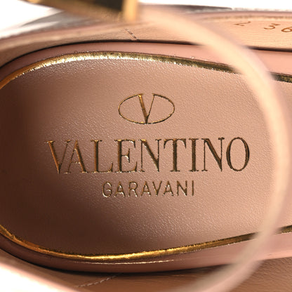 Valentino Garavani Patent Tan-Go 50/120mm Platform Pumps 36.5 Rose Cannelle 8 of 9