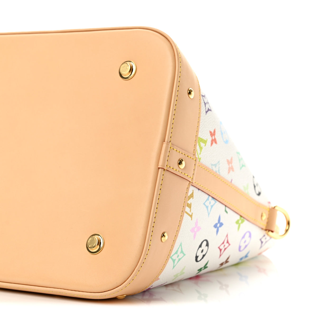 Louis Vuitton LV x TM Monogram Multicolor Alma Travel White 9 of 10