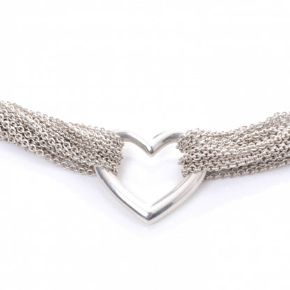Tiffany Sterling Silver Heart Multi Chain Toggle Necklace 1 of 4