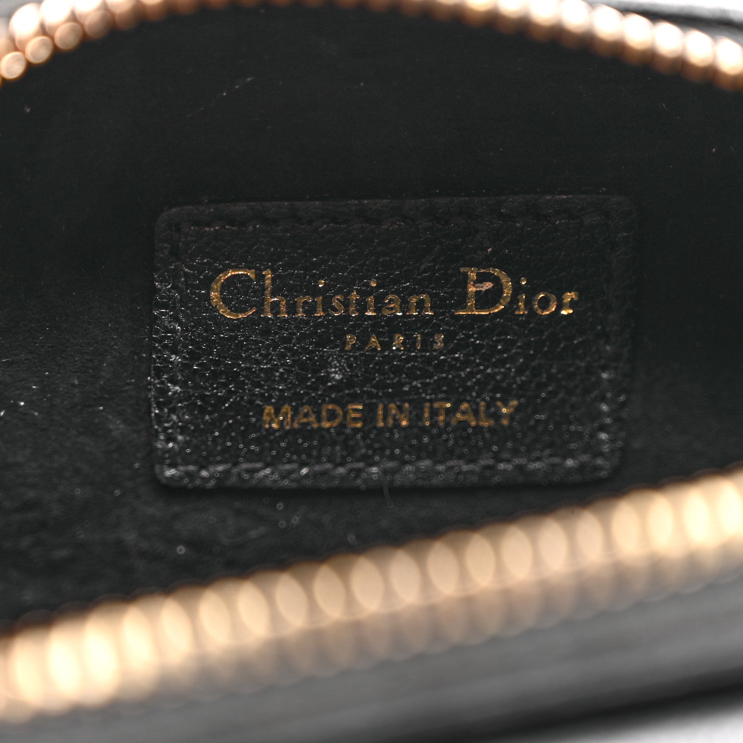 Christian Dior Goatskin Mini Saddle Pouch Black 6 of 8