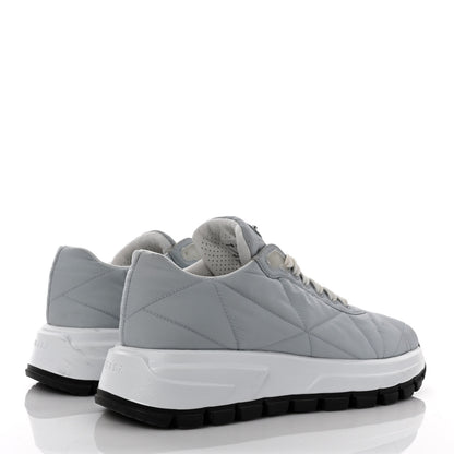 Prada Re-Nylon Piuma Metal Triangle Logo Quilted 45mm Sneakers 37.5 Fiordaliso 4 of 8