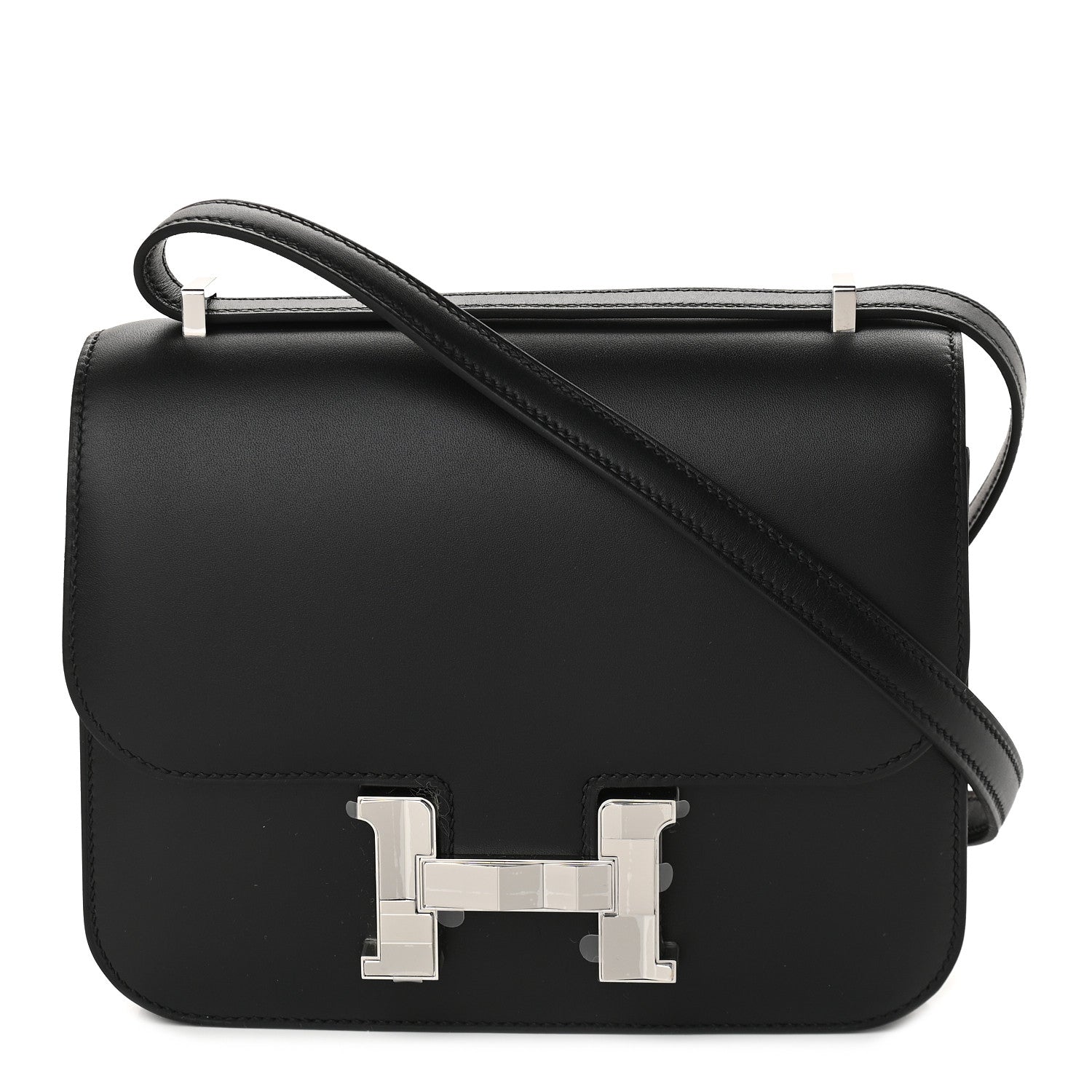 Hermes Veau Monsieur Mirror Constance 18 Black 1 of 9