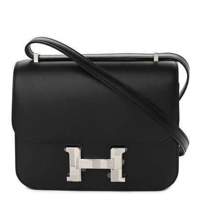 Hermes Veau Monsieur Mirror Constance 18 Black 1 of 9