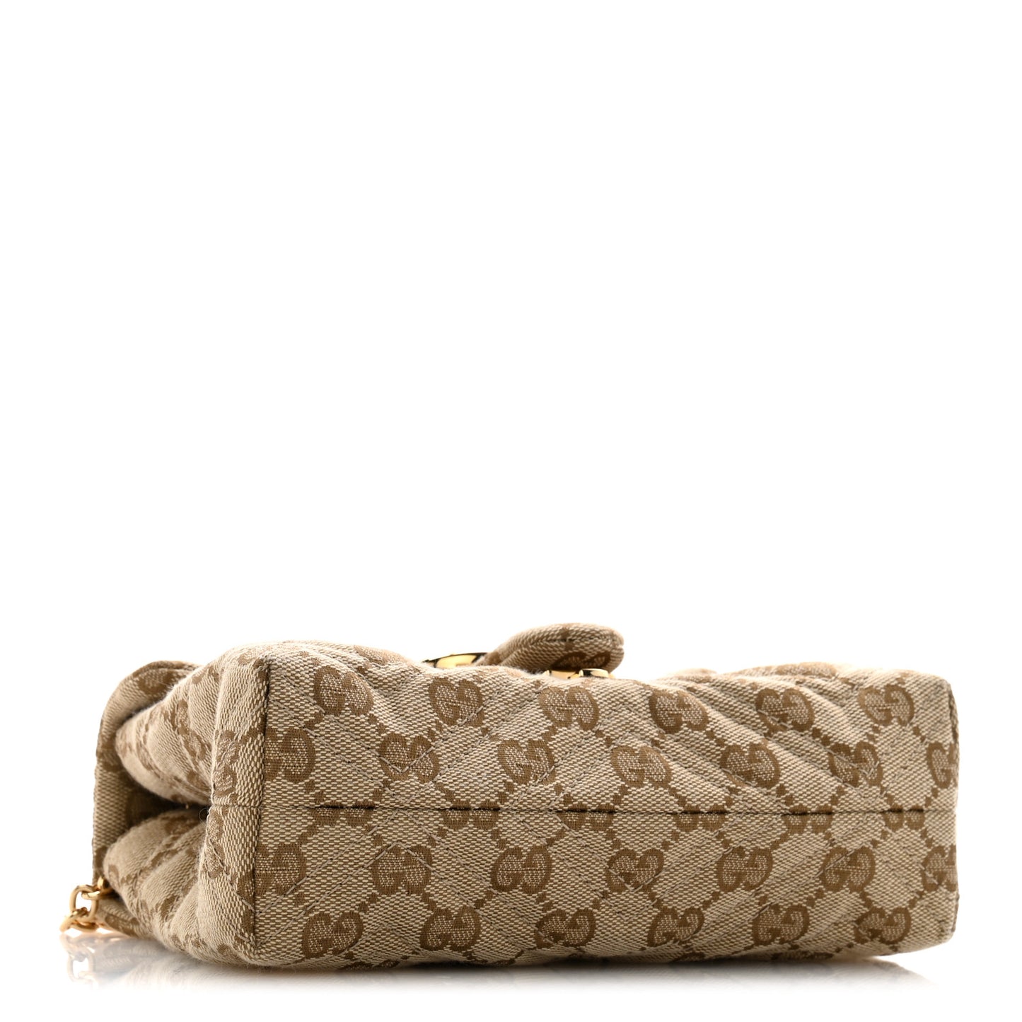 Monogram Mini GG Marmont Shoulder Bag  Sand Brown