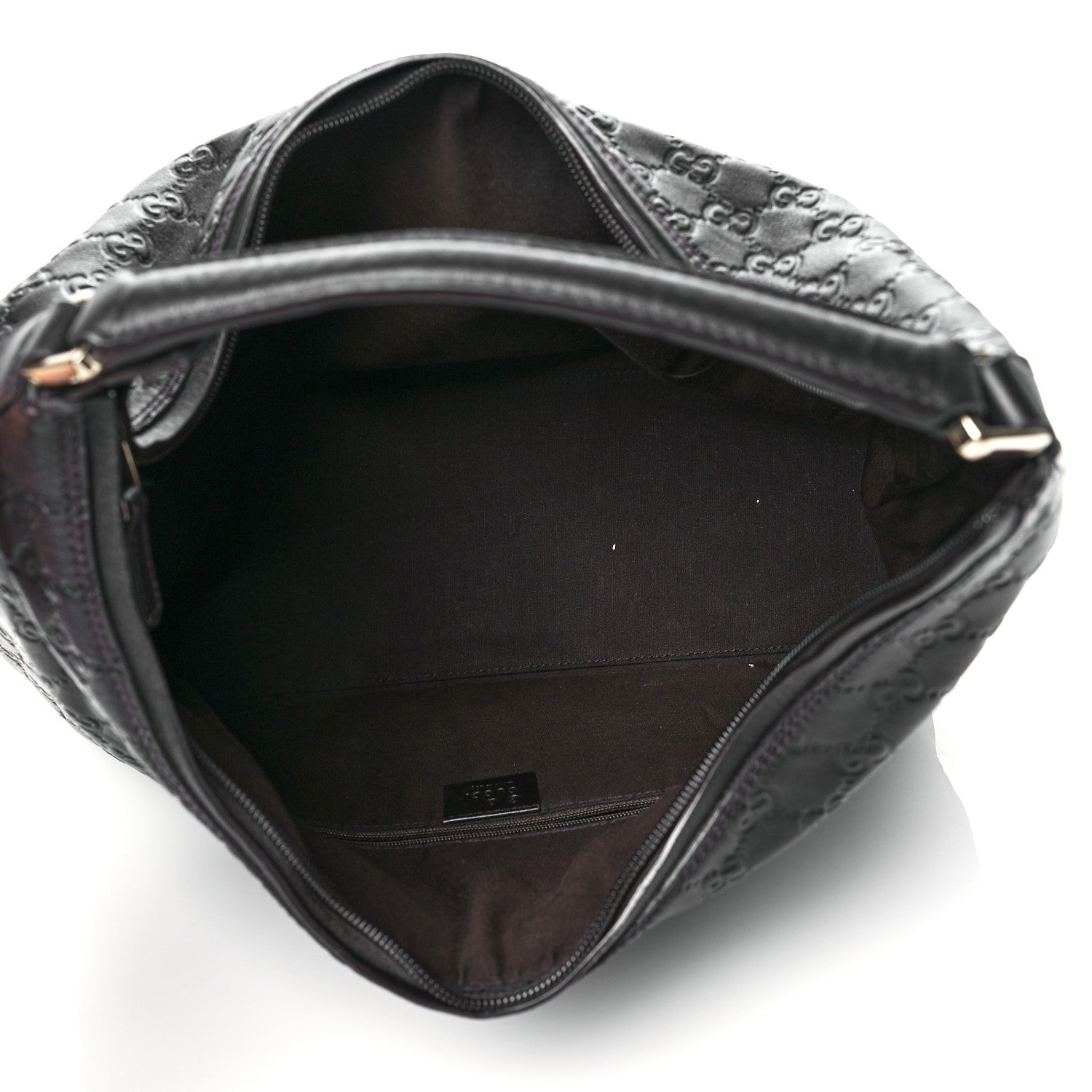 Gucci Guccissima Large Hobo Dark Brown 4 of 10