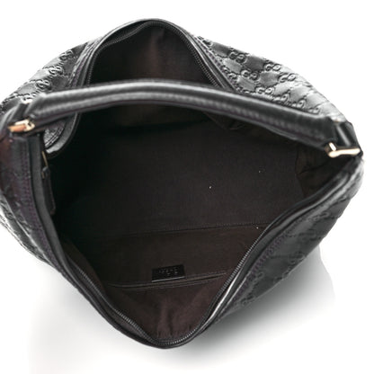 Gucci Guccissima Large Hobo Dark Brown 4 of 10