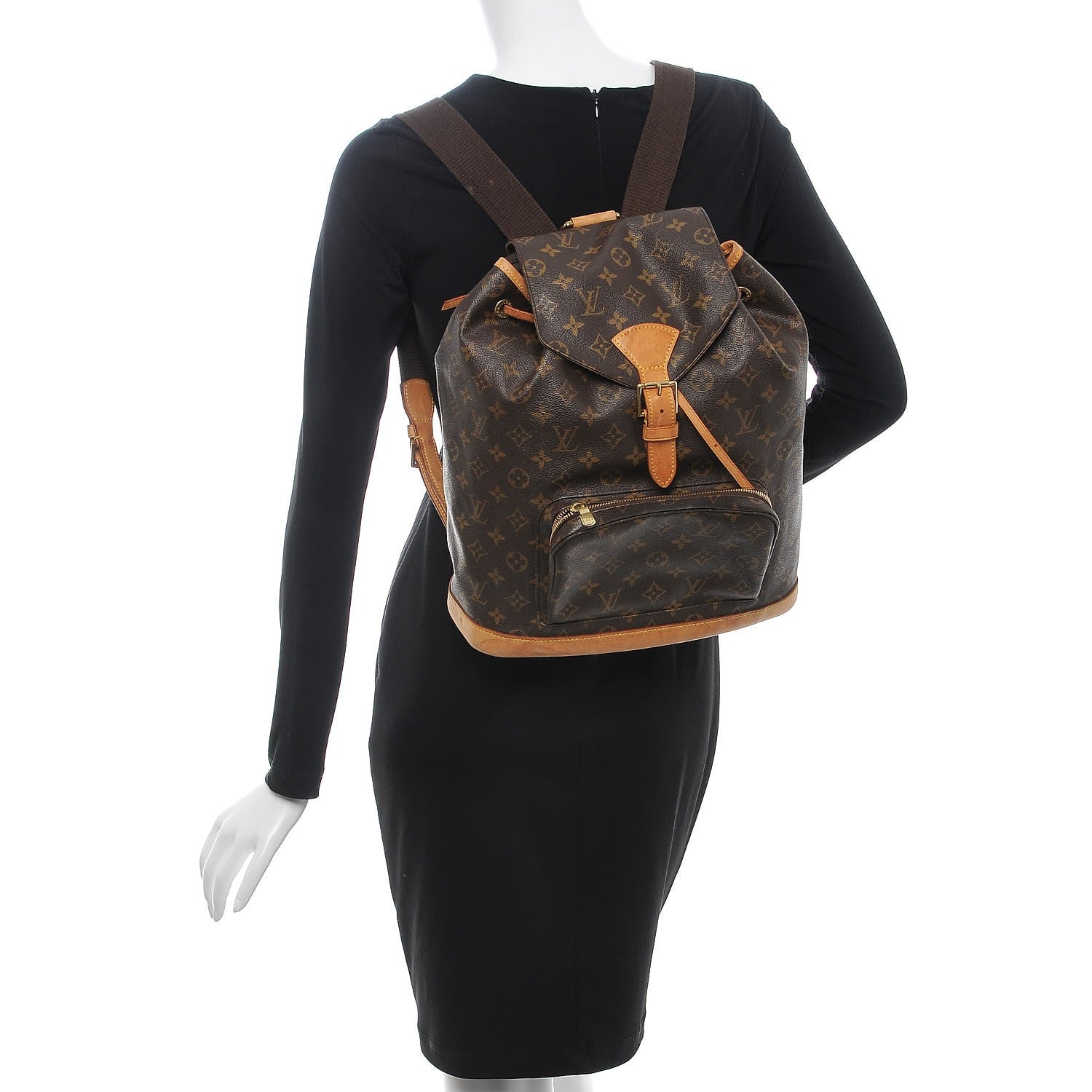 Louis Vuitton Monogram Montsouris GM Backpack 2 of 12