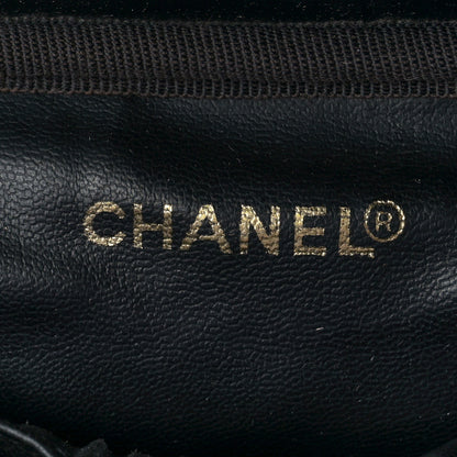 Chanel Caviar CC Vanity Cosmetic Case Black 6 of 10