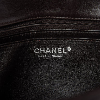 Chanel Washed Lambskin Quilted Jumbo Hybrid Reissue Flap Dark Brown 8 of 10
