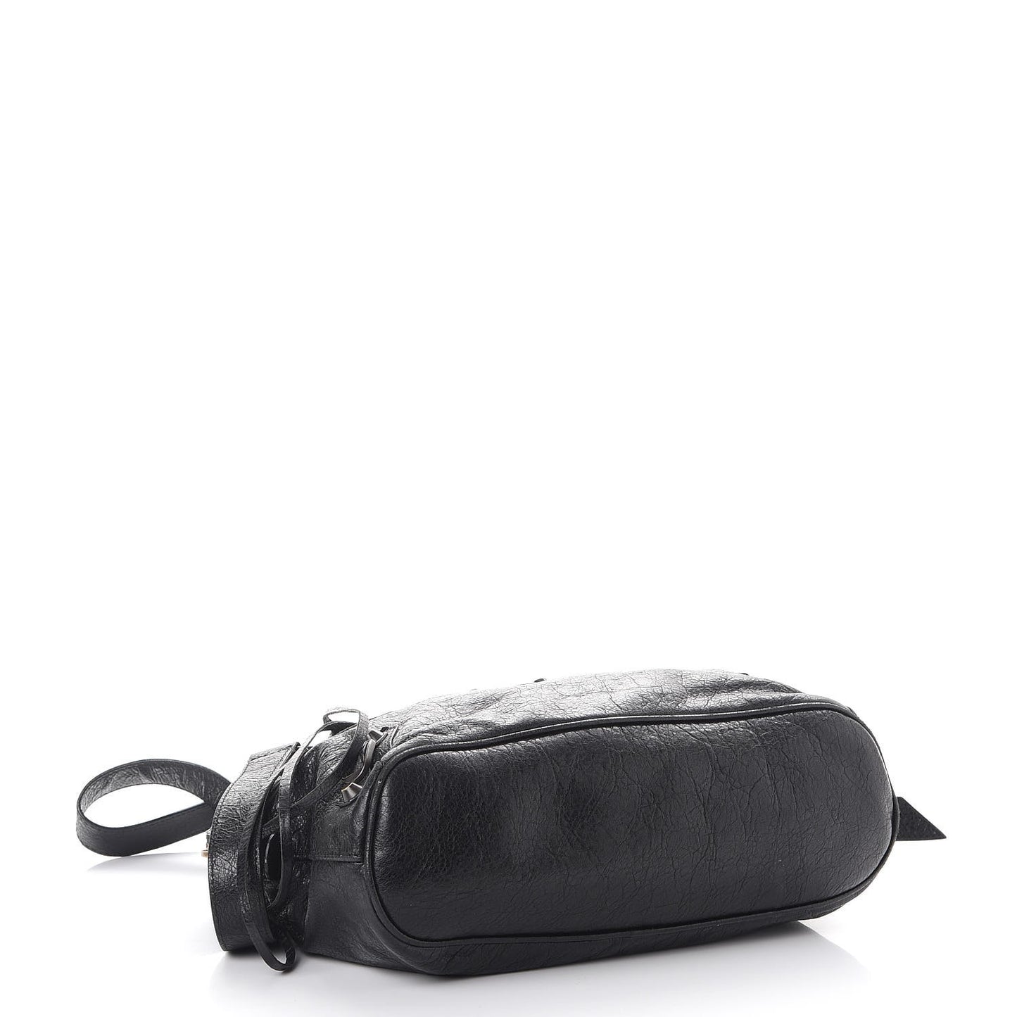 Agneau Classic Hardware Bowling Bag Black