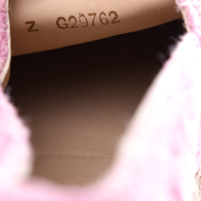 Chanel Tweed Patent CC Espadrilles 37 Pink Black 11 of 11