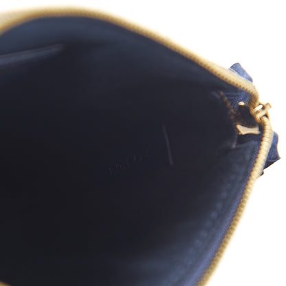 Louis Vuitton Damier Paillettes Mini Pochette Blue 6 of 9