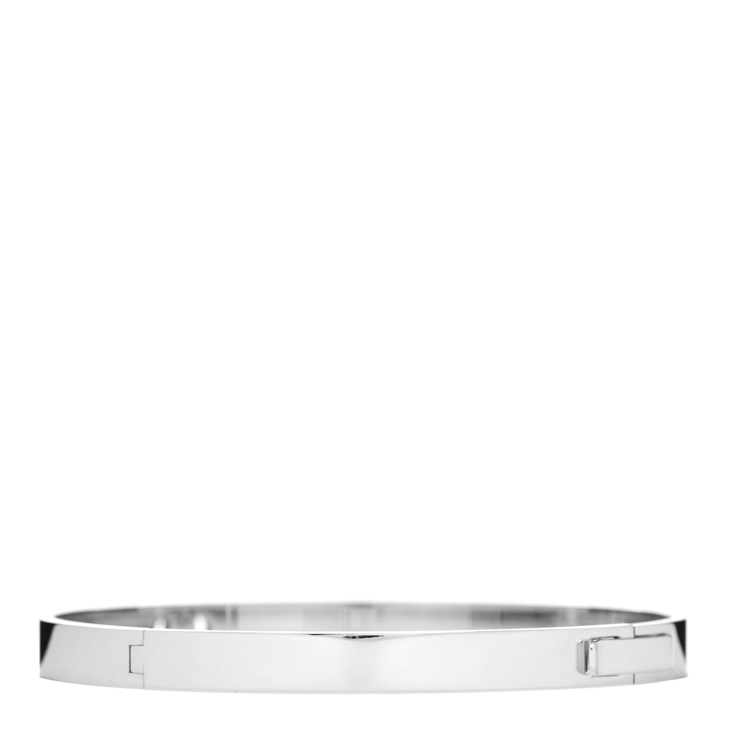 18K White Gold Diamond PM H D'Ancre Bracelet ST