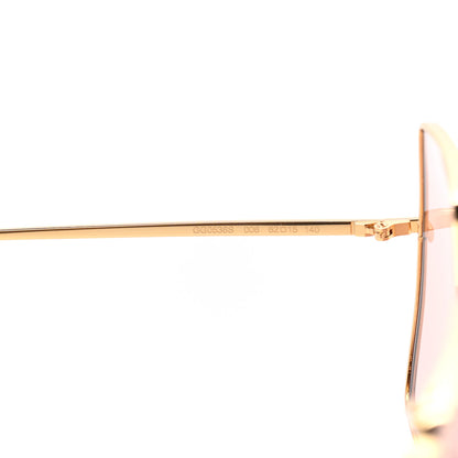 Gucci Square Frame GG0536S Sunglasses Gold 5 of 11