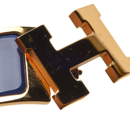 Hermes Enamel Wide Clic Clac H Bracelet PM Bleu Indigo 7 of 8