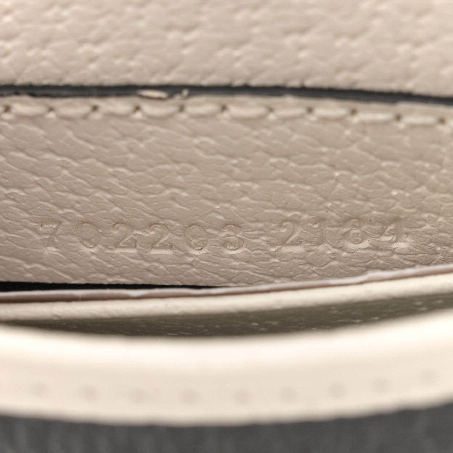 Gucci X ADIDAS Textured Dollar Calfskin Trefoil Embossed Phone Crossbody Bag Black Off White 7 of 12