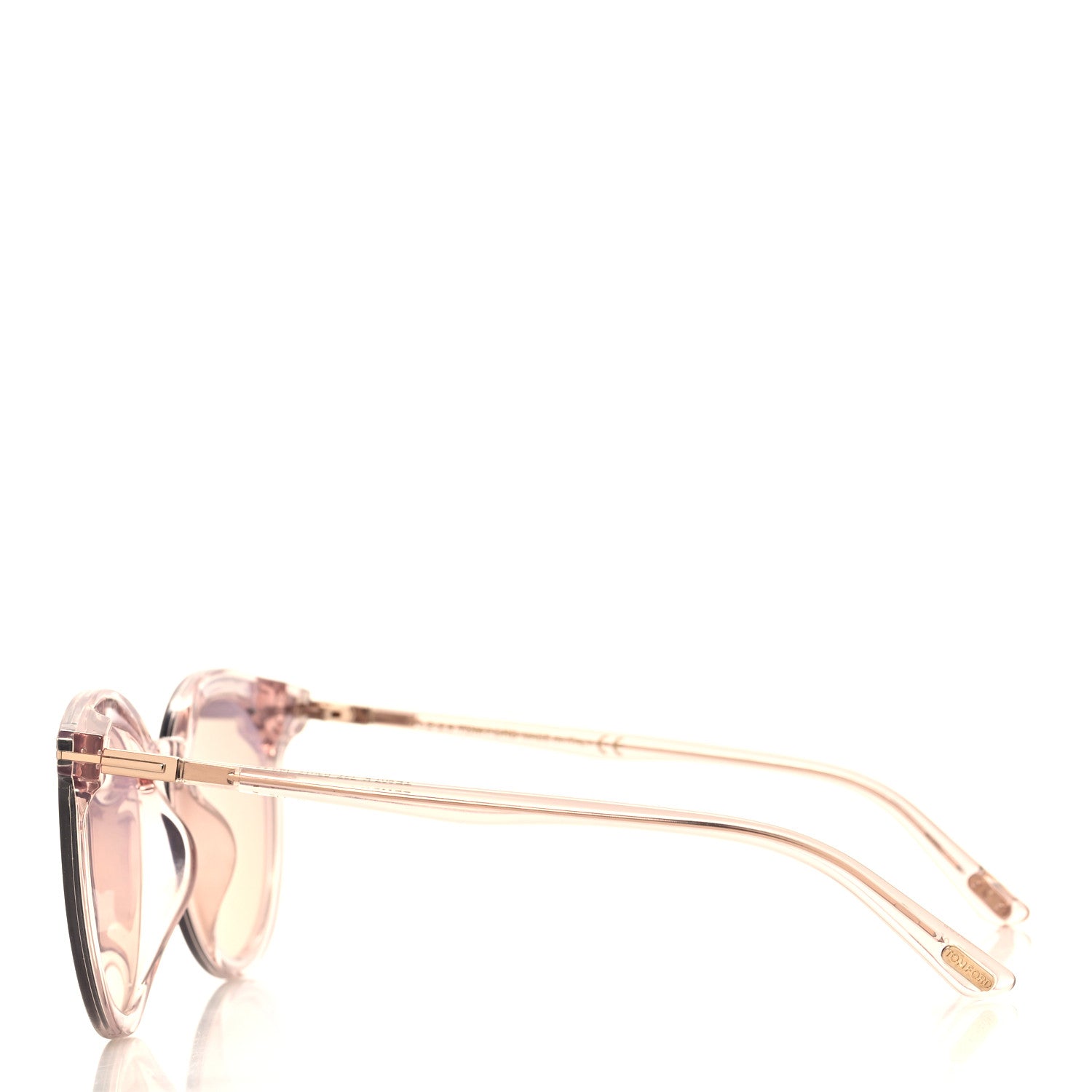 Tom Ford Acetate Round Eye Sunglasses TF807-K Pink 3 of 8