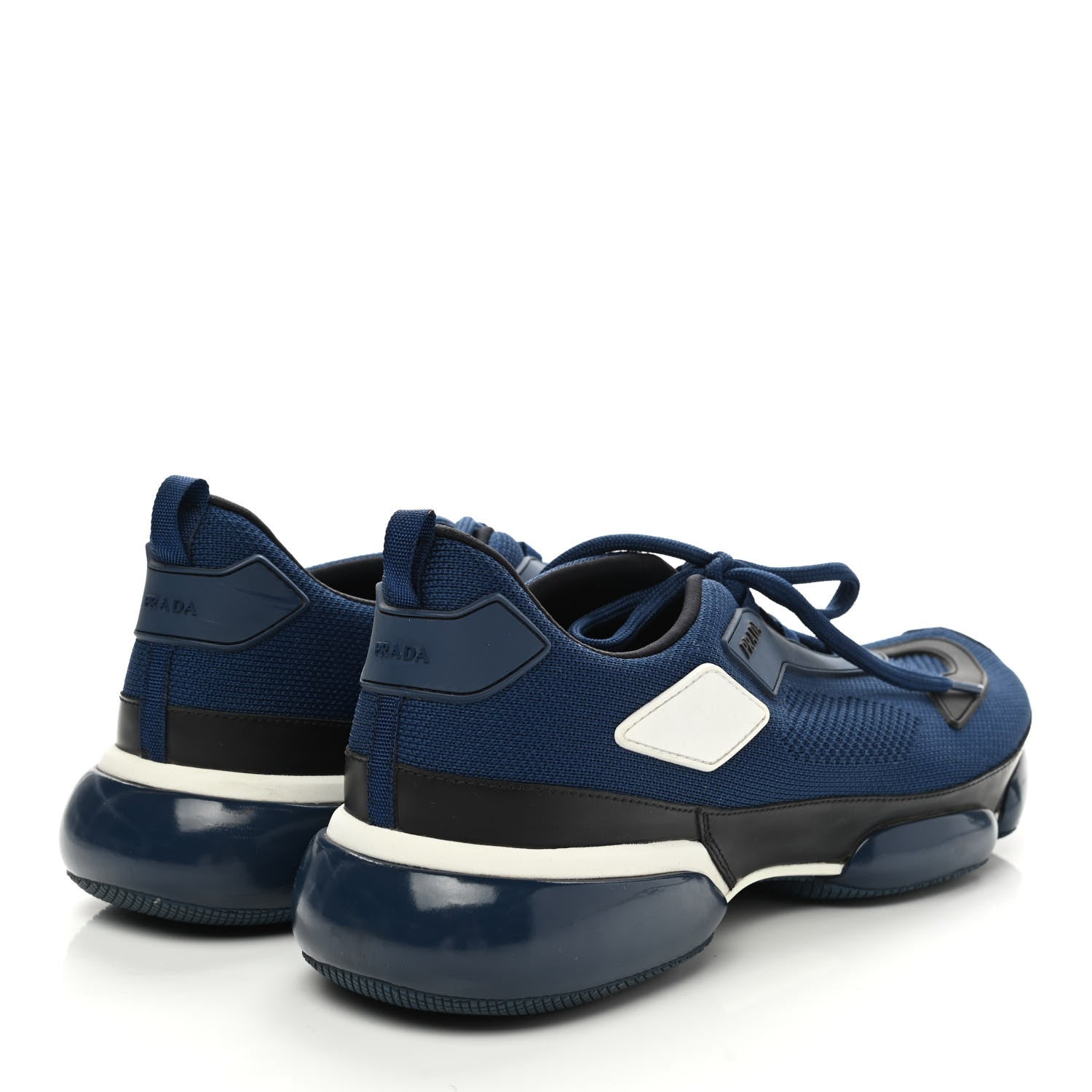 Prada Sport Knit Fabric Mens Cloudbust Sneakers 10.5 Baltico 4 of 7