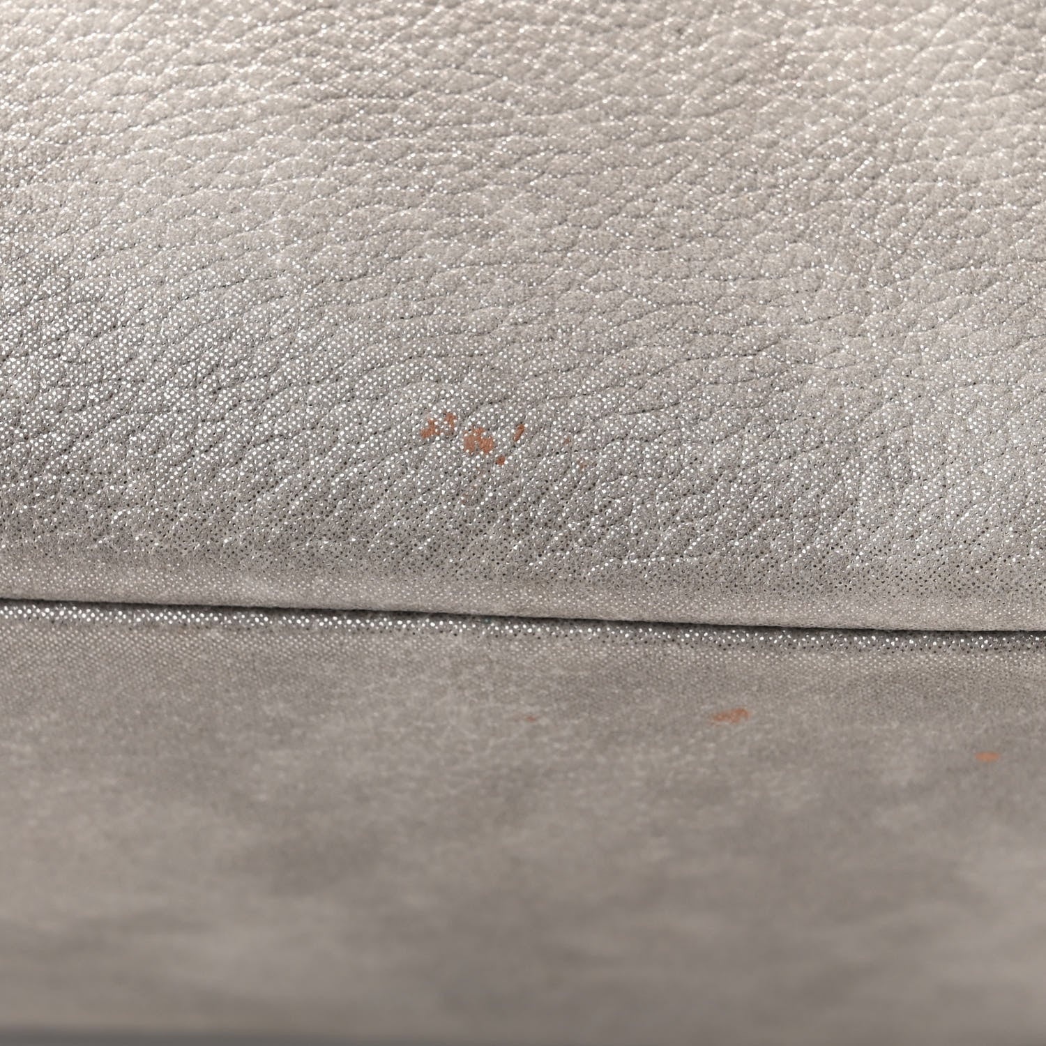 Chanel Iridescent Calfskin CC East West Shopping Tote Light Grey 11 of 14