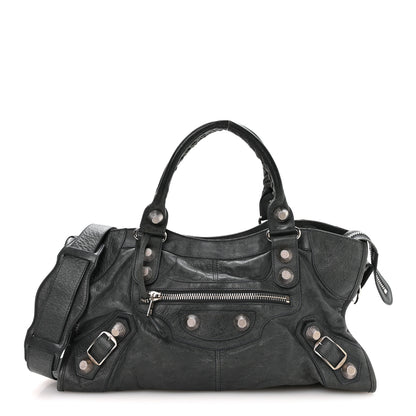 Balenciaga Agneau Giant 21 Silver Hardware Part Time Anthracite 1 of 11