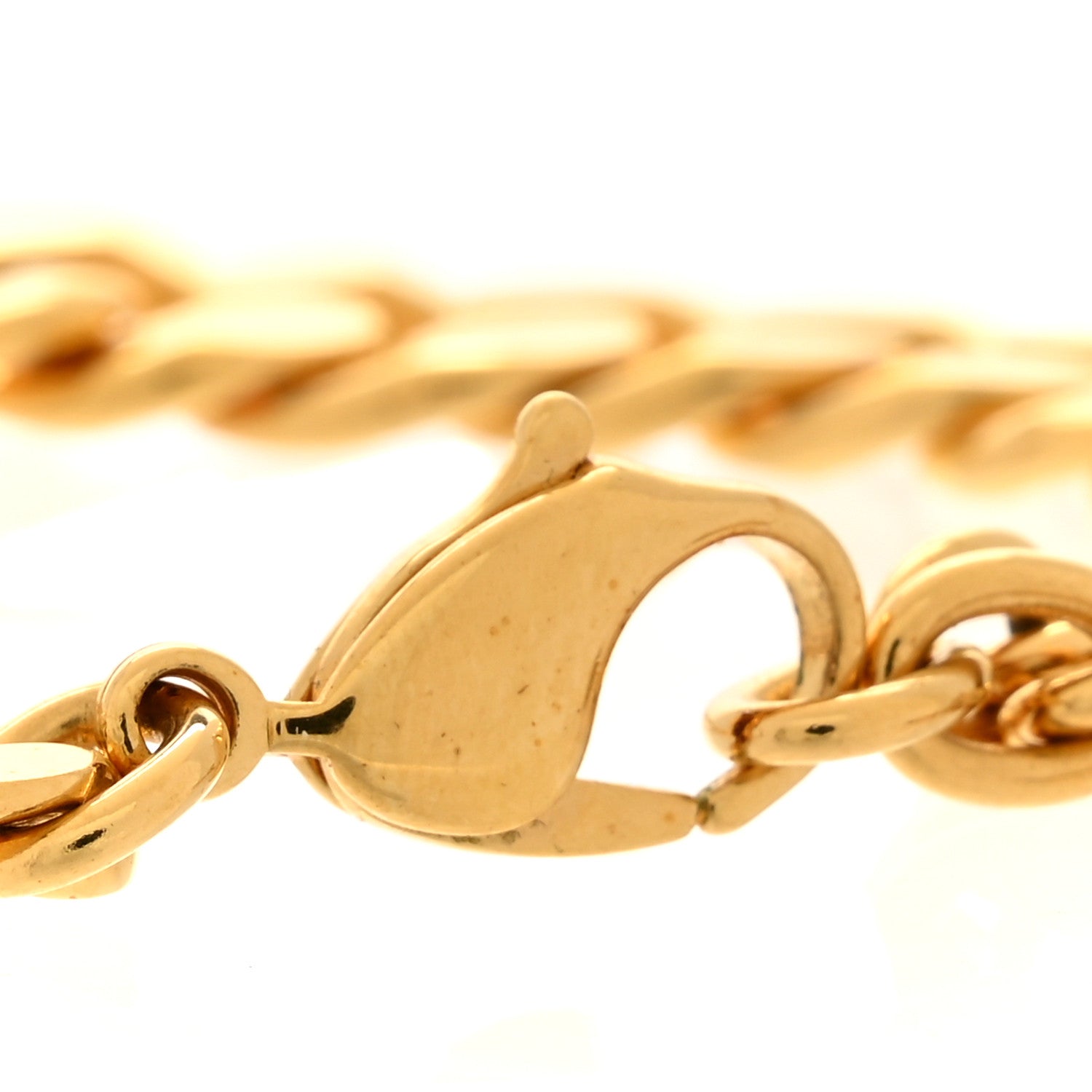 Christian Dior Metal Petit CD Chain Bracelet Gold 4 of 6