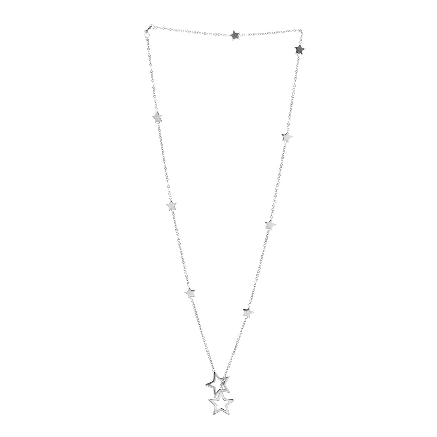 Tiffany Sterling Silver Star Lariat Necklace 2 of 7