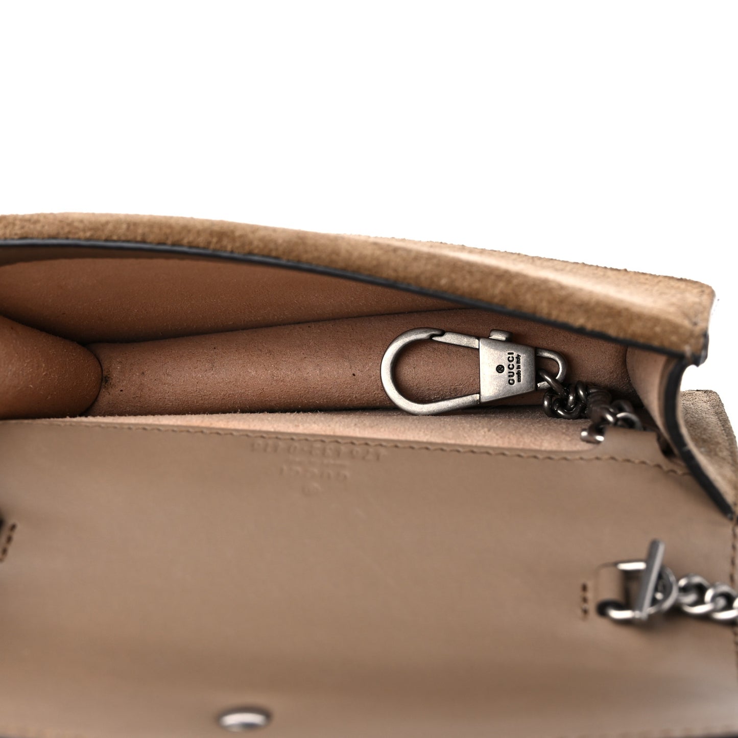 GG Supreme Monogram Super Mini Dionysus Shoulder Bag Taupe