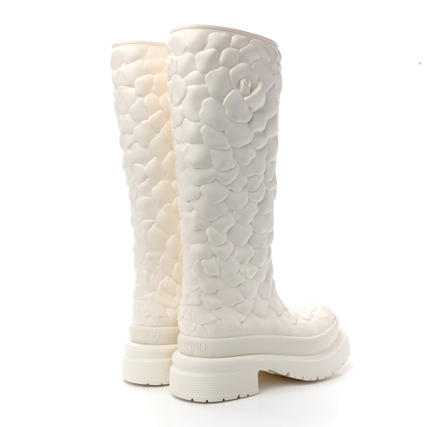 Rubber Atelier 03 Rose Edition 30/50mm Tall Rainboots 38 Avorio