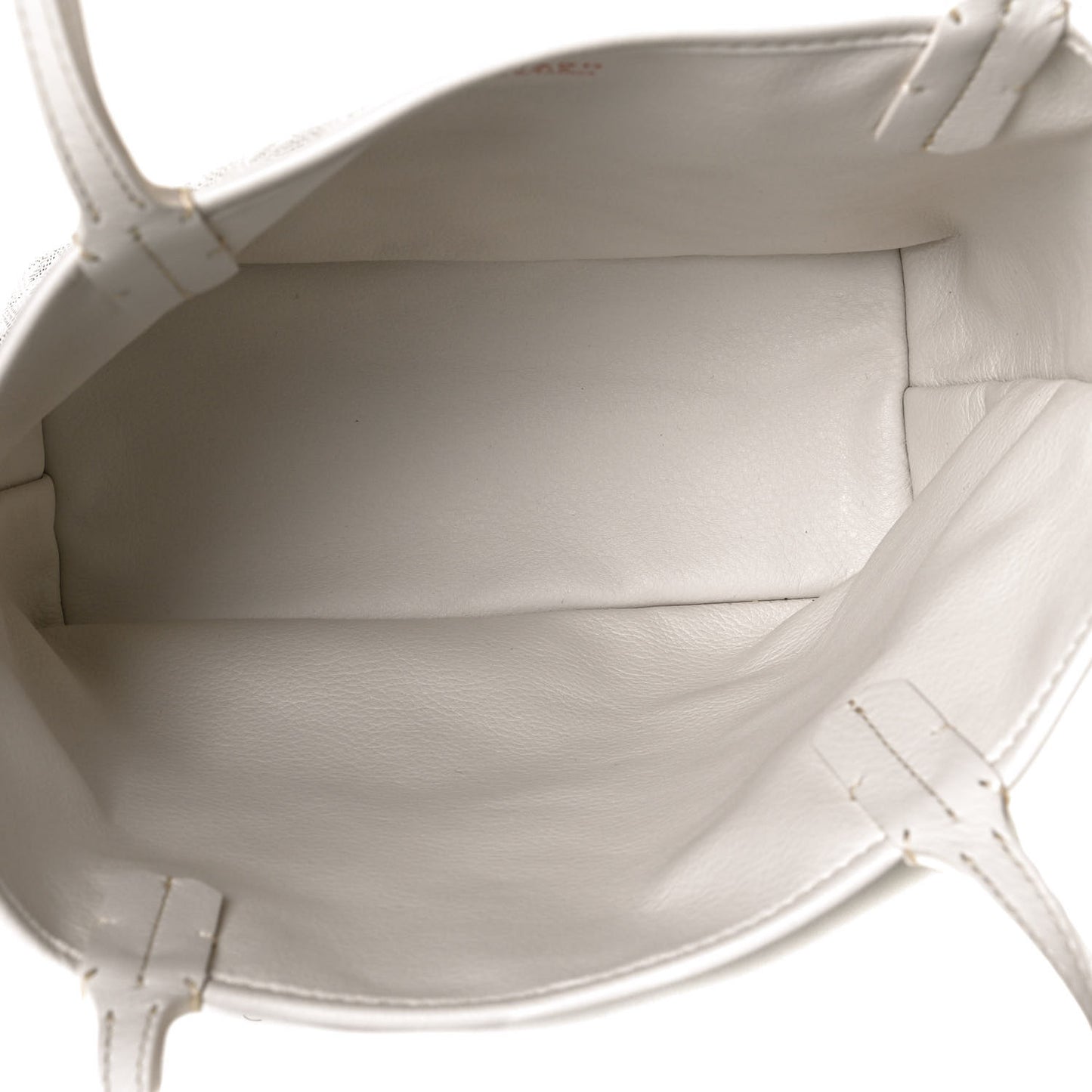 Goyardine Reversible Mini Anjou White
