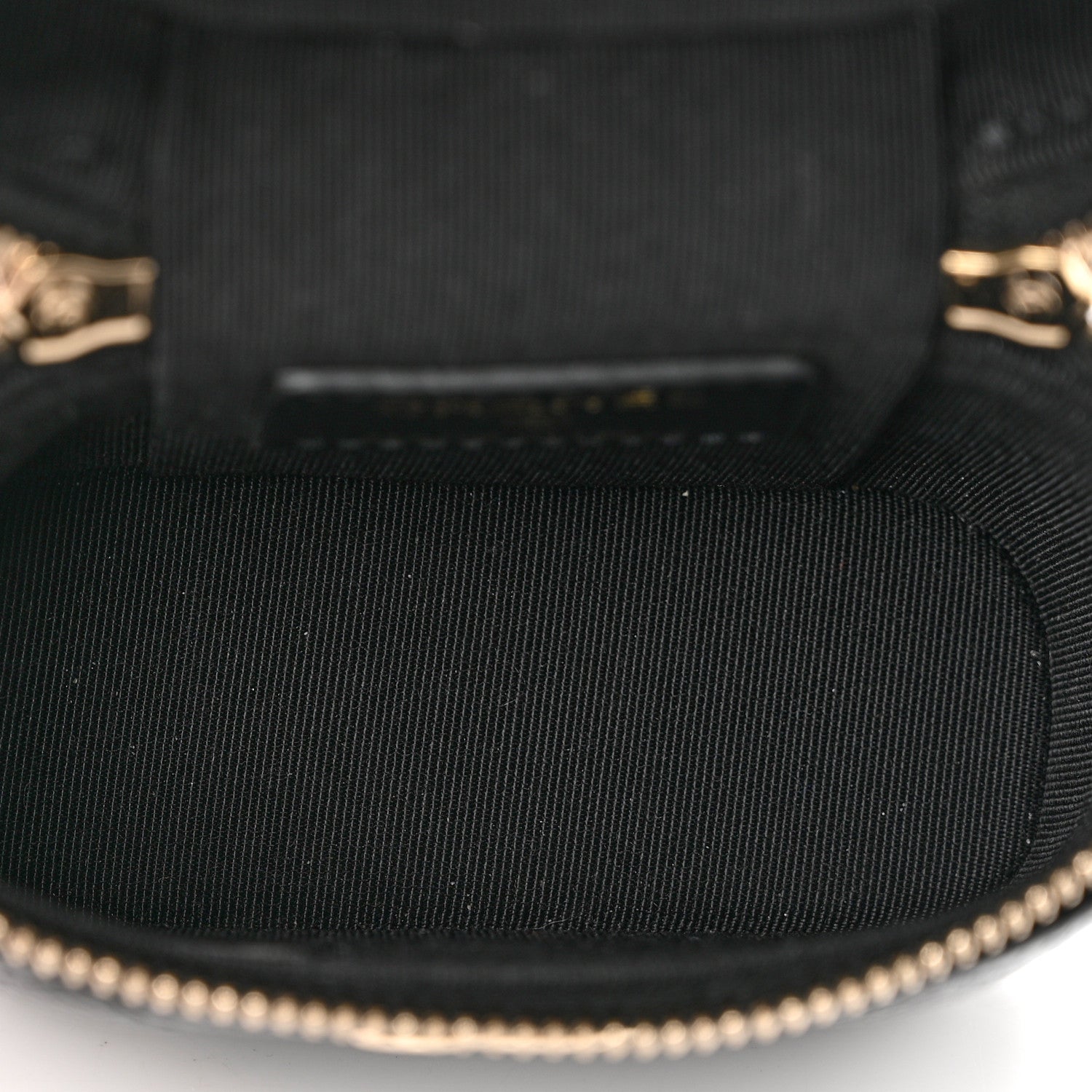 Chanel Caviar Quilted Small Handle With Care Vanity Case With Chain Black 5 of 8