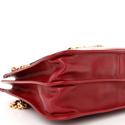 Gucci Patent Calfskin Medium Horsebit 1955 Tote Bag New Cherry Red 9 of 11