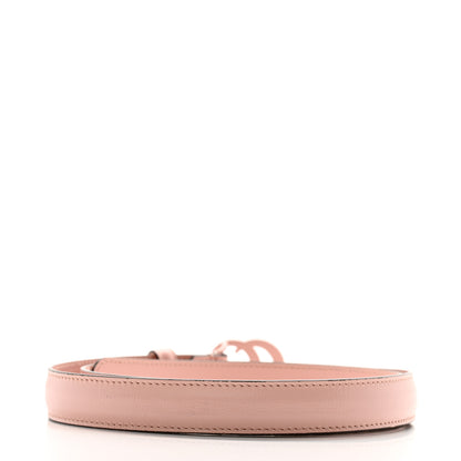 Gucci Azalea Calfskin Enamel Monochrome Double G 20mm Belt 85 34 Perfect Pink 2 of 9