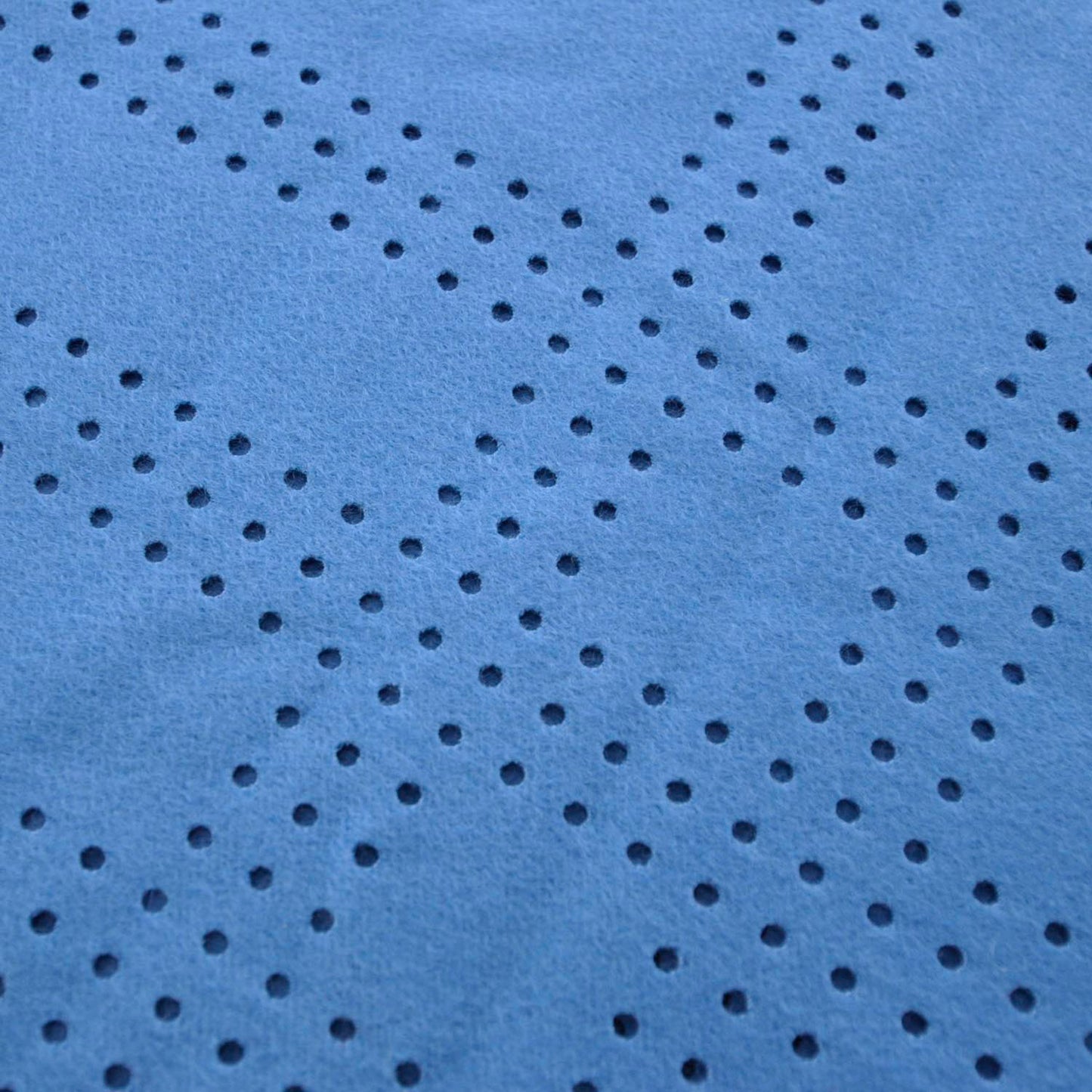 Cashmere Wool Perforated Scarf Atlantic Blue
