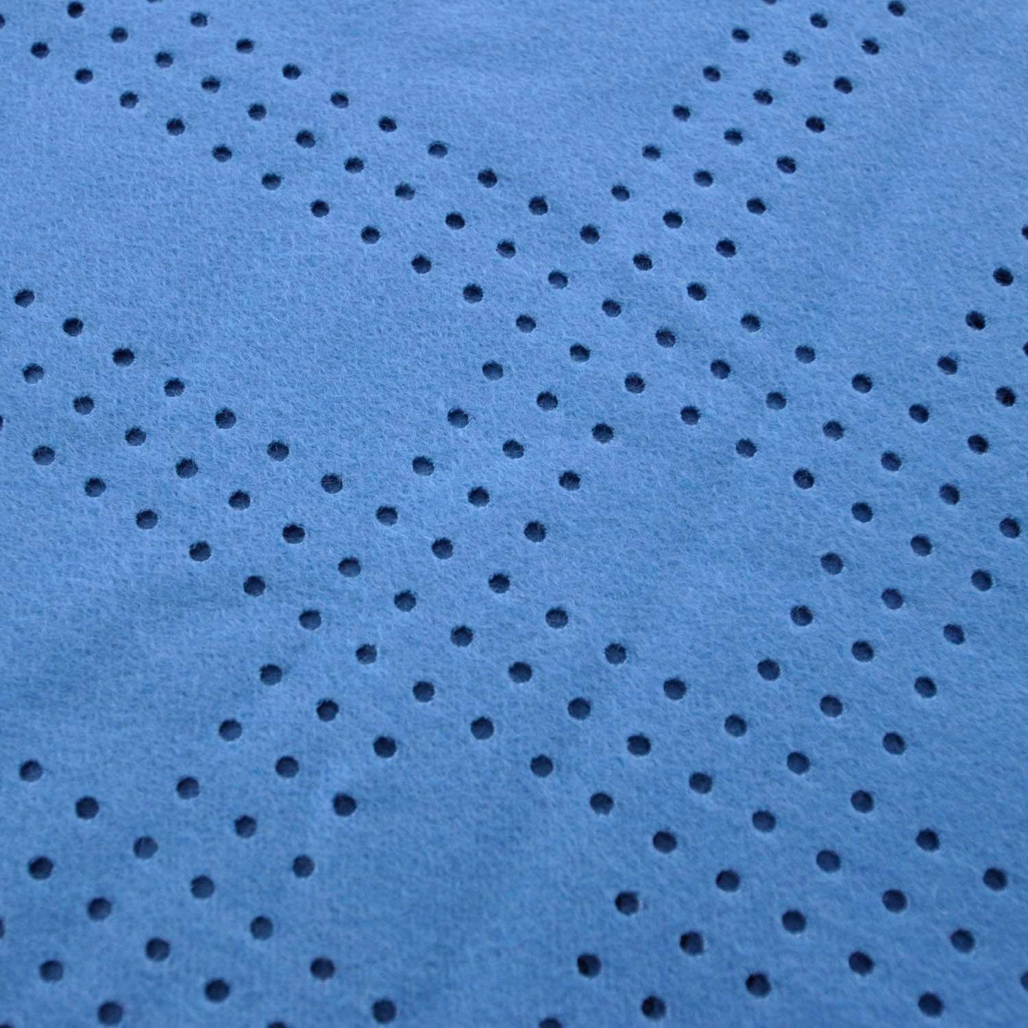 Burberry Cashmere Wool Perforated Scarf Atlantic Blue 3 of 5