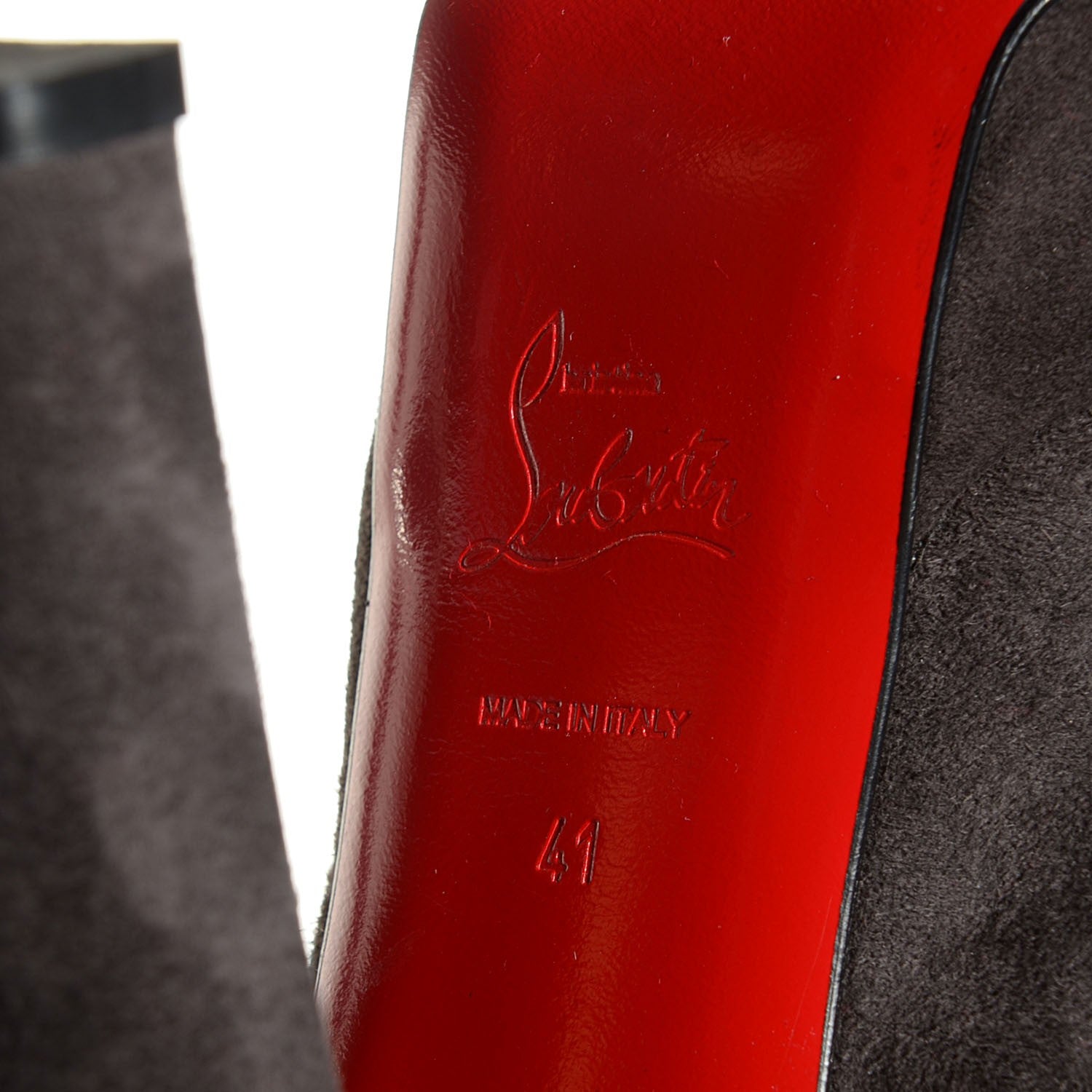 Christian Louboutin Suede Harletty 140 Boots 41 Africa 6 of 6